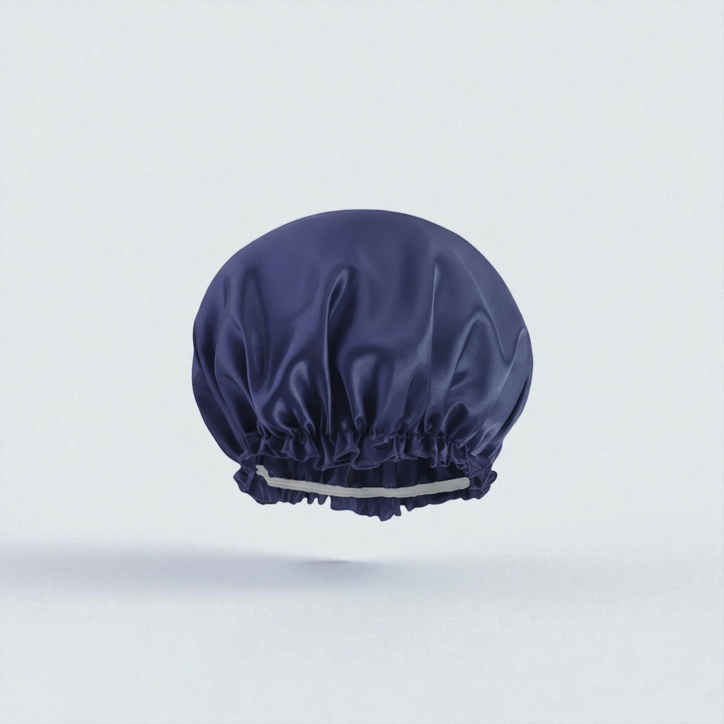 Bonnet de nuit effet satiné